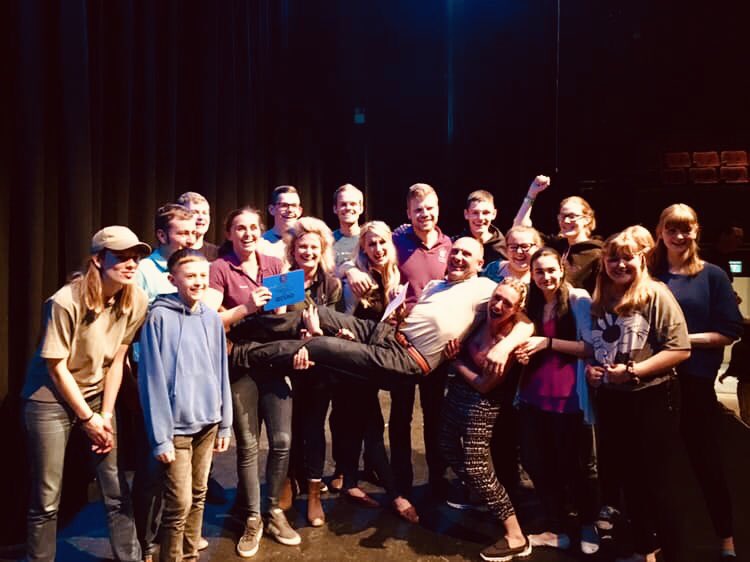 OliviaGratton's tweet photo. Our little #buxton team coming 2nd @NFYFC National Finals with two of our cast picking up best #Actor+#Actress #awards! Brilliant day after so many hours rehearsing + laughing with this lovely bunch #Yfc #yfccomps #BAFTAs thanks to all helpers + @NODAtweets judges @DerbyshireYFC https://t.co/BH5Mh8XNI4
