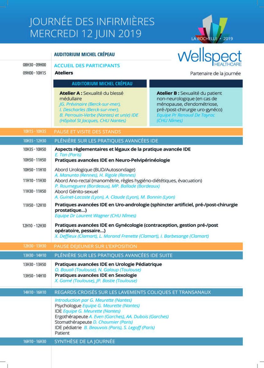 SIFUD_PP's tweet photo. J-30 #SIFUD19
Mercredi 12 juin : Un programme excitant : Journée des #infirmières, session junior, brèves, ateliers @AgenceDPC, session 🇪🇺 !
@AFUrologie @afufuro @leCNGOF @CNOSF @SFP_Physio @SIREPPerineo @SFP_PEDro https://t.co/JWyV5vu1KM