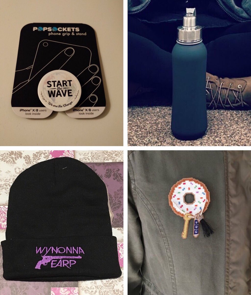 yeehawnicole's tweet photo. 🦋GIVEAWAY🦋

RETWEET TO ENTER
OPEN INTERNATIONALLY

ONE random winner will get:
•greensyourcolour dark horse 800 ML water bottle
•purple Wynonna Earp beanie
•stickers 
•6 buttons
•@startthewave popsocket
•Wynonna pin

 ENDS JUNE 12TH

#WynonnaEarp #FightForWynonna https://t.co/o7z3yjeaOY