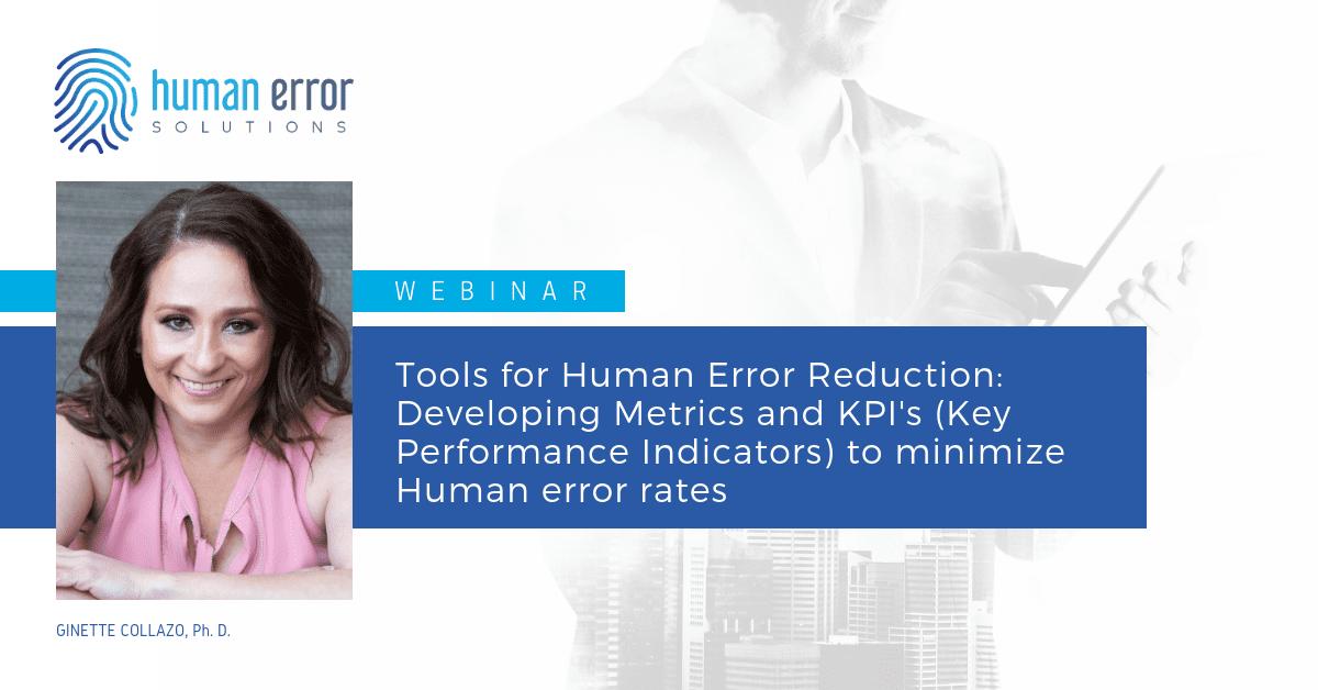 HumanErrorSol's tweet image. #WEBINAR ✅ Tools for Human Error Reduction: Developing Metrics and KPI's (Key Performance Indicators) to minimize Human error rates
Date: May 16th, 2019
Time: 03:00 pm - 04:30 pm ET
#humanerrorsolutions #webinar #prevention
buff.ly/2vlh49J