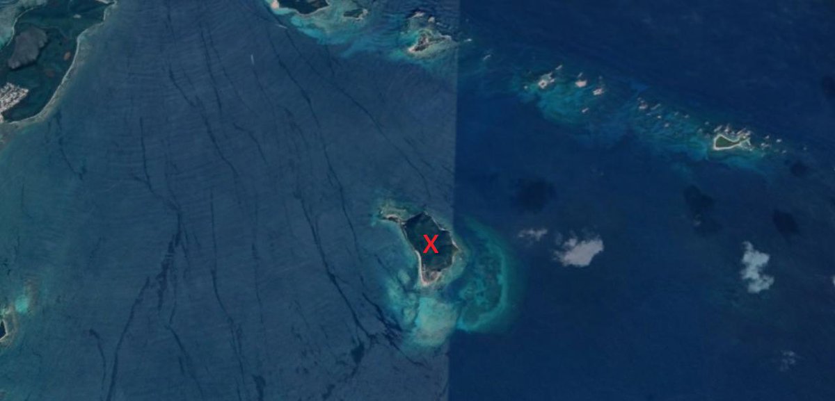 BitcoinEos's tweet photo. Treasure hunt. Wallet file contains 10000BITEs and 0,05eth (for gas). Password is a name of a treasure island (8 small letters, starts with p). Island is marked with x to google earth picture. https://t.co/zRN9jLIDSC, https://t.co/mMeaqfh6Ux #ethereum #bitcoin, #cryptomarket #eos https://t.co/9Em0NrJ1sG