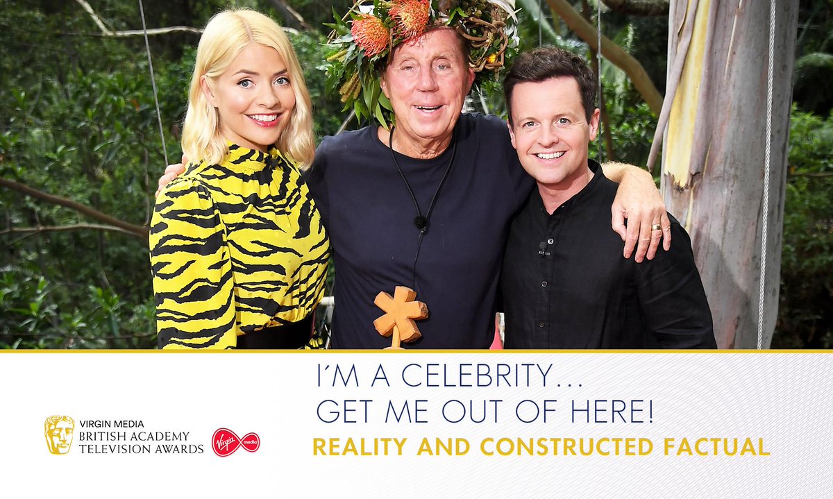 I’m a Celebrity…Get Me Out of Here! wins for Reality &amp; Constructed Factual! 👏 🐨 #BAFTATV