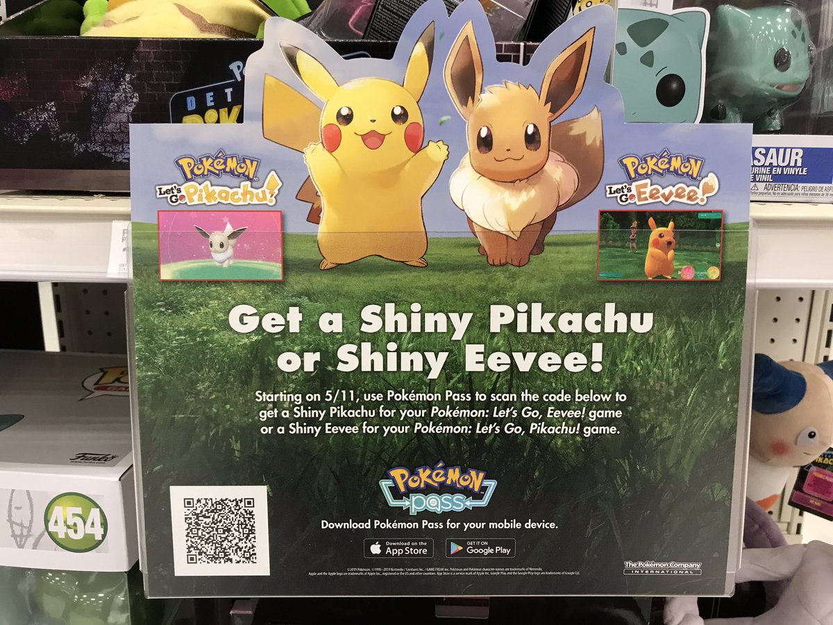 Jp S Switchmania على تويتر Pokemon Qr Codes I Hope This Scans For You But Here Are The Let S Go Pokemon Shiny Pikachu And Eevee Target Store Codes To Scan Plus A Code