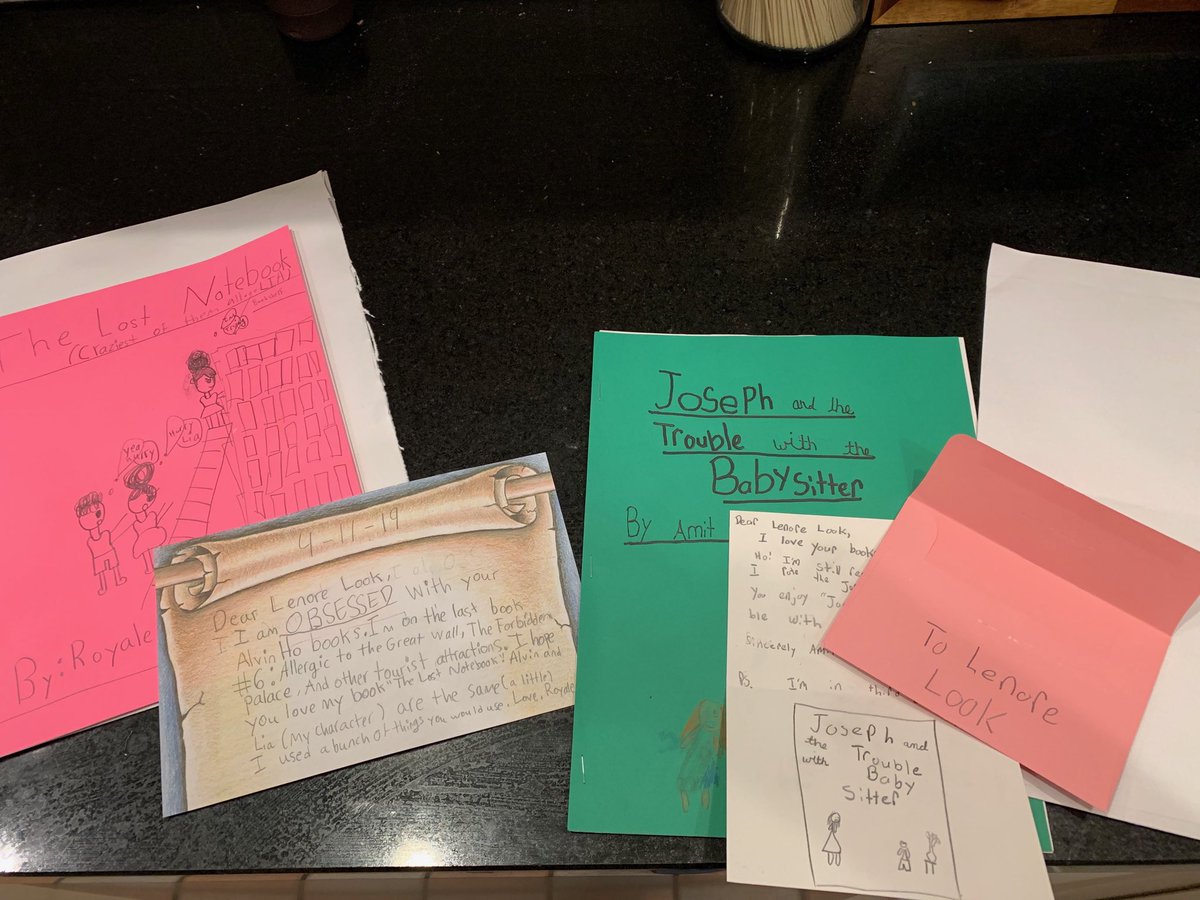 The best part of coming home from a long trip is to find fan mail and fan fiction waiting for you. Thanks, Royale &amp; Amit! 😘💕🥰🥰