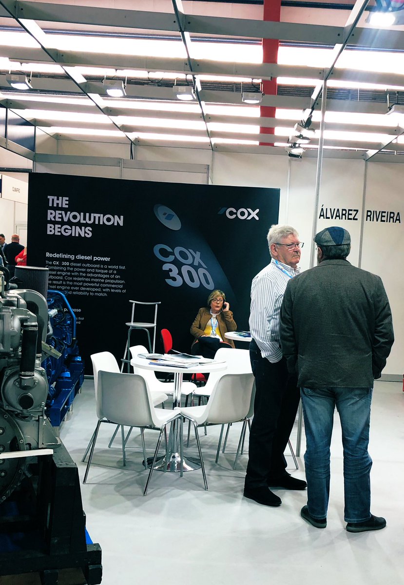 pmcmp_'s tweet image. Cerramos otra edición más en la feria de referencia @FExpomar con nuestra delegación @alvarezriveira !Gracias a todos los que han venido a visitarnos y que han podido ver e informarse de las últimas novedades #cox #solediesel 🚢