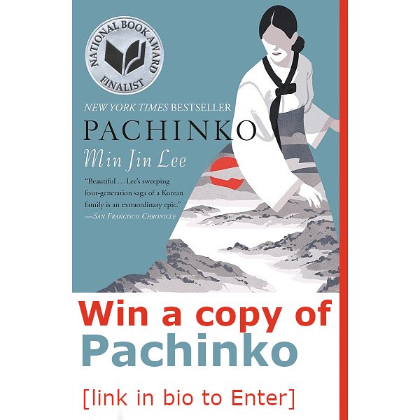 📚 LINK IN BIO TO WIN A COPY OF OSS' #currentlyreading #Pachinko by @minjinlee11 📚 ⠀⠀⠀⠀⠀⠀⠀⠀⠀ This is an international giveaway 🌍please follow the link 🔗in our bio to enter to win! ⠀⠀⠀⠀⠀⠀⠀⠀⠀ Good luck everyone 🤞xx