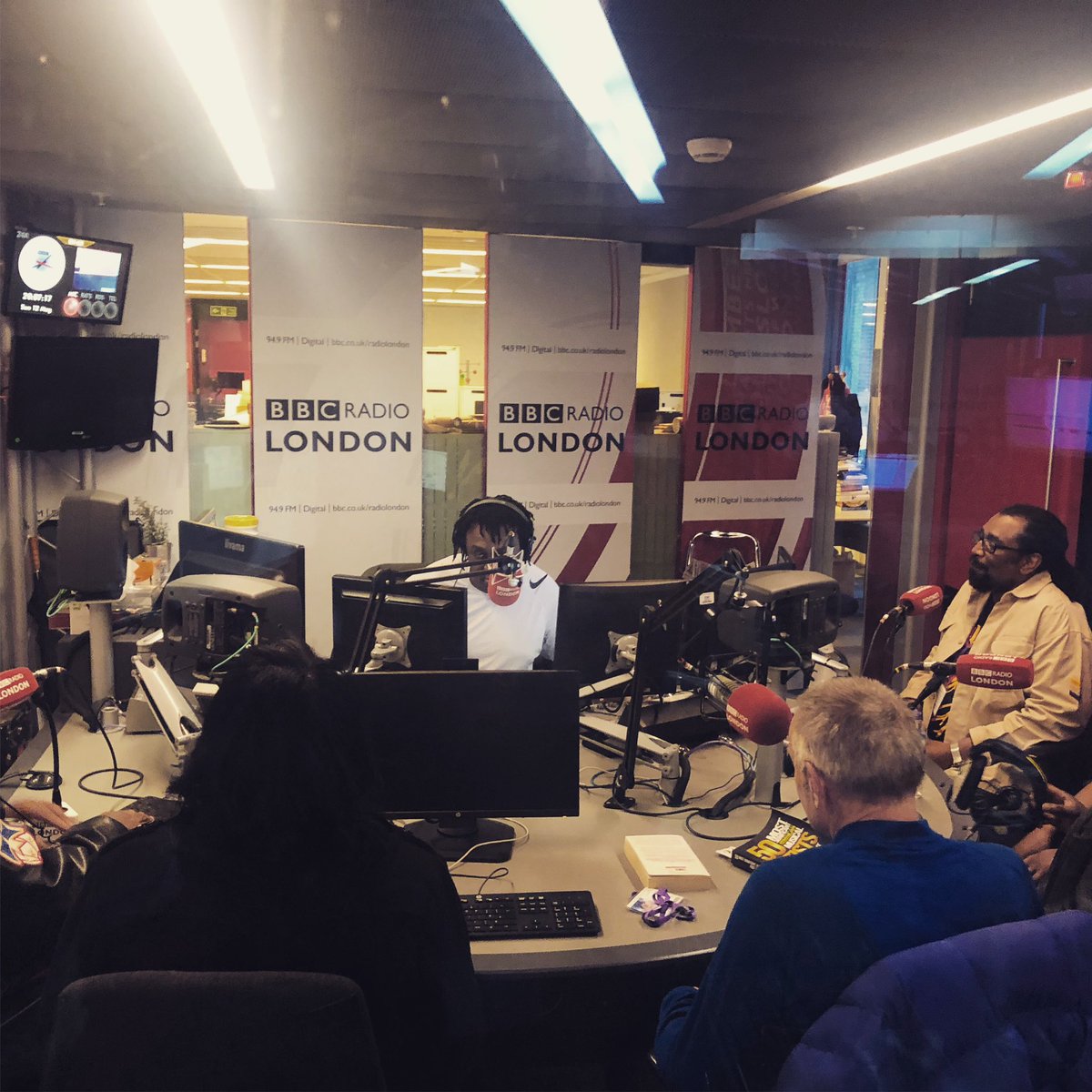 SkyrideRecords's tweet photo. VC live on BBC Radio London now for Bob Marley day. https://t.co/sbEhevPfby