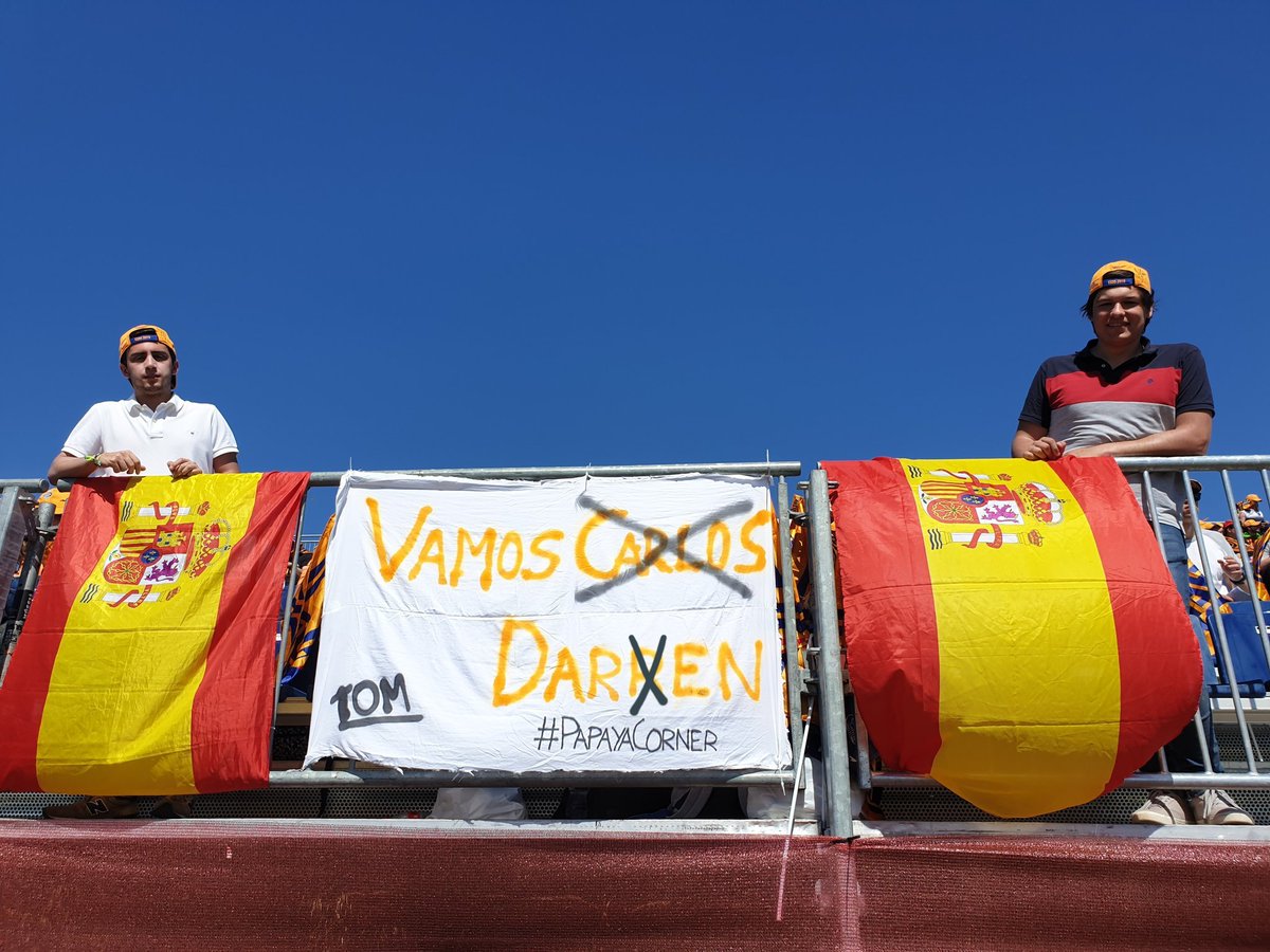 Sorry <a href="/Carlossainz55/">Carlos Sainz</a>. I had to make a minor correction to your grandstand. 😉