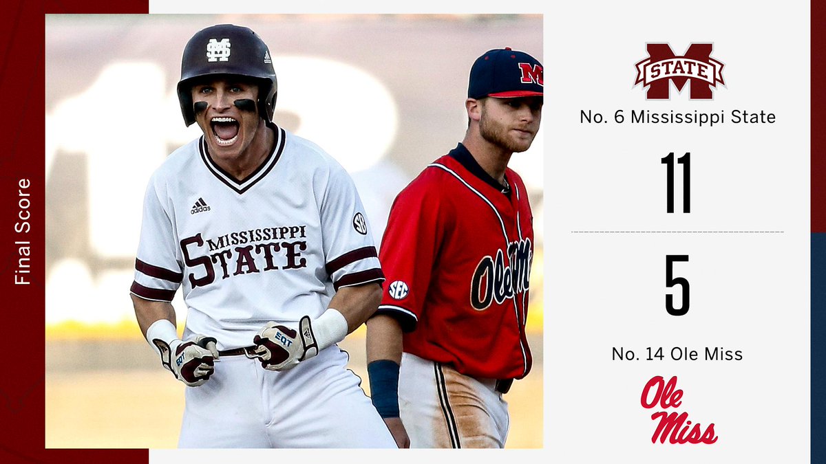 SECNetwork's tweet photo. Back-to-back sweeps in Oxford for the first time in @HailStateBB history! https://t.co/MvTJtCM0j2
