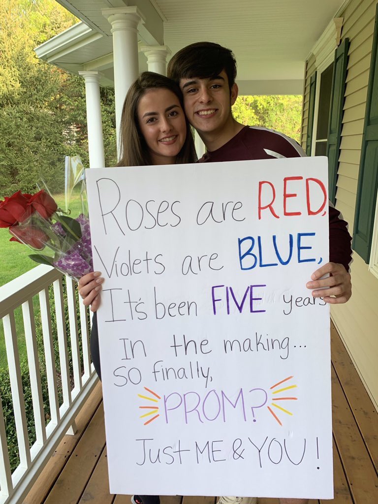 WildcatProm's tweet photo. Stephen A. couldn’t WAIT any longer to ask Cande A. to have the TIME of her life with him at senior prom!!❤️⏱ https://t.co/LrsSXpZy1z