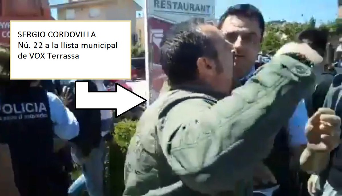 TerrassaAntiF's tweet photo. #AlertaUltra a #Verges
Sergio Cordovilla, número 22 (no 25) de la llista de Vox a Terrassa, ultra feixista i molt violent. 
@MonTerrassa
@torrepalau
@DiarideTerrassa
@jordiborras 
@EP_terrassa 
@terrassanotis 
@CanalTerrassa https://t.co/sRe07p7iCZ
