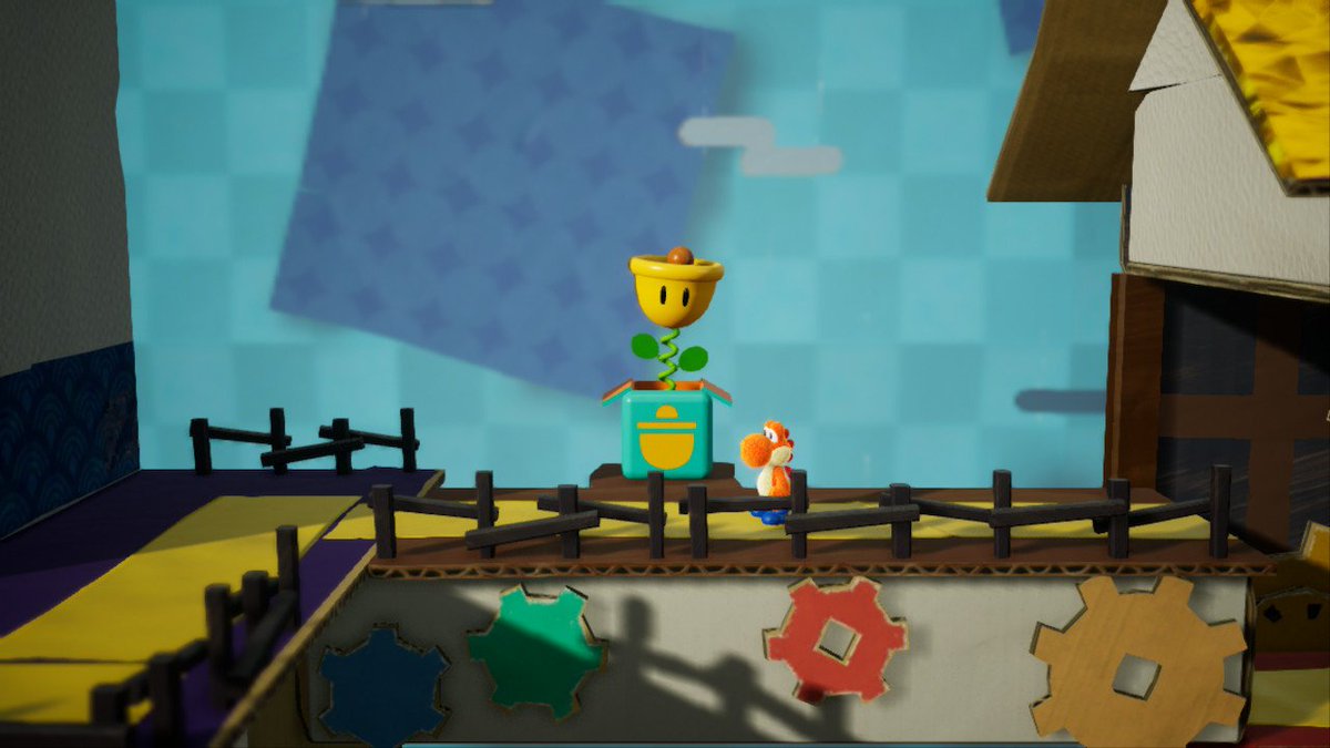 bobmrik's tweet image. For anybody who ever wondered how to say F. U. in Yoshi well here it is.  #YoshisCraftedWorld #NintendoSwitch #badgamedesign