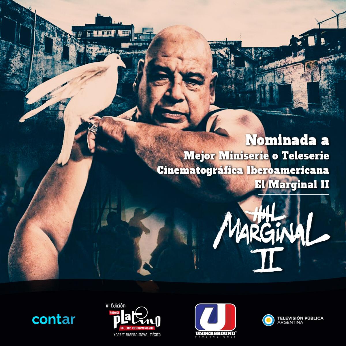 SomosContar's tweet image. FAV si hoy todos somos #ElMarginal2 en Cont.ar viendo juntos desde la señal en vivo de @TV_Publica los Premios Platino y el trailer de #ElMarginal3! @pabloculellok @Furtado_Nico @danielpachecob