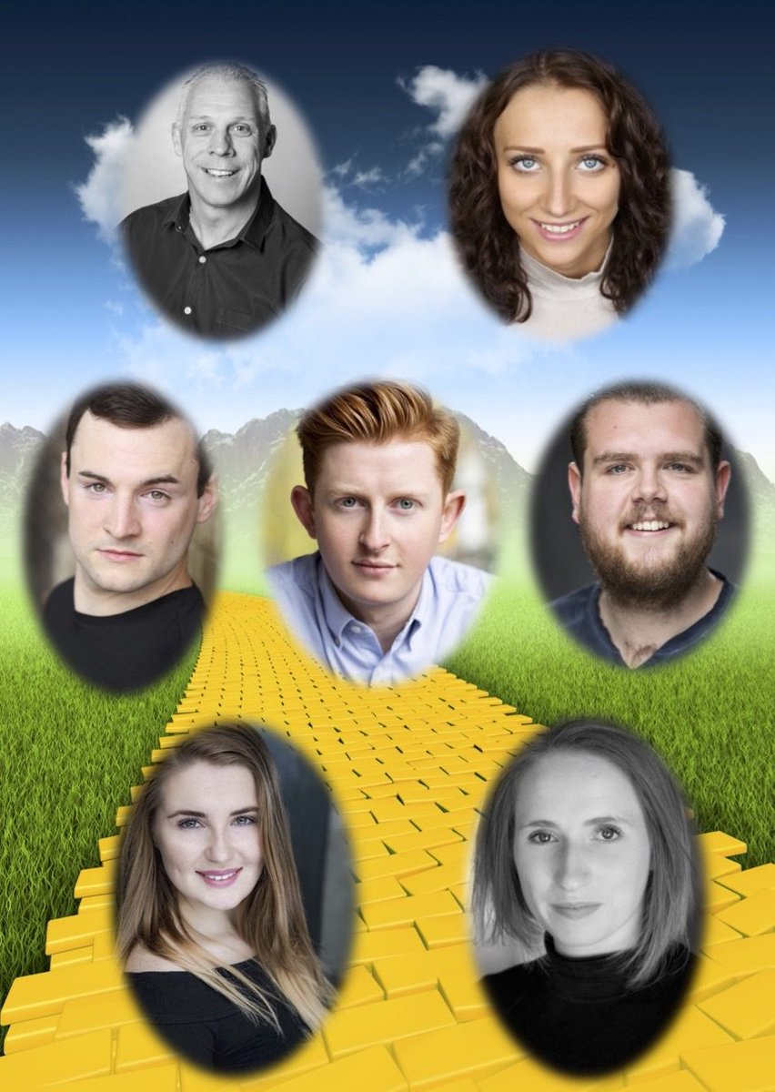 Only 3 days until rehearsals start for our WIZARD OF OZ tour 2019! Looking forward to working with this talented bunch @terrygauci @lucymariebell @ctippett91 @MatthewAct @Tom__Booth @AnnabelleDavis_ @KLHickmott #followtheyellowbrickroad