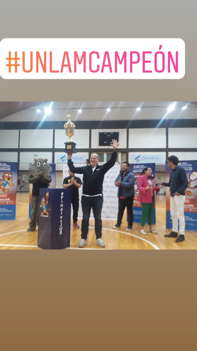 torneojuar's tweet photo. #FinalesJUR #Pentacampeones
#DaleCampeón
¡La @unlam una vez más, campeona de la Copa JUR!
990 puntos.
¡Felicitaciones! https://t.co/65CeYmZivI