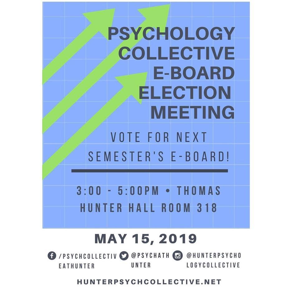 HCPsychColl's tweet image. Looking for interested and qualified individuals with an interest in running the Psychology Club and Psi Chi Chapter e-board 2019-2020- email us any questions you have before Wednesday!