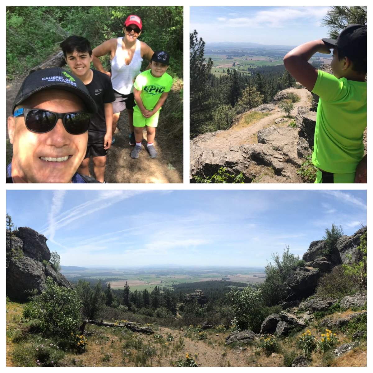 DerekKXLY's tweet photo. #MothersDay hike to the #RocksOfSharon. Pretty cool little hike just outside of the city. https://t.co/IooJ8PZTcV