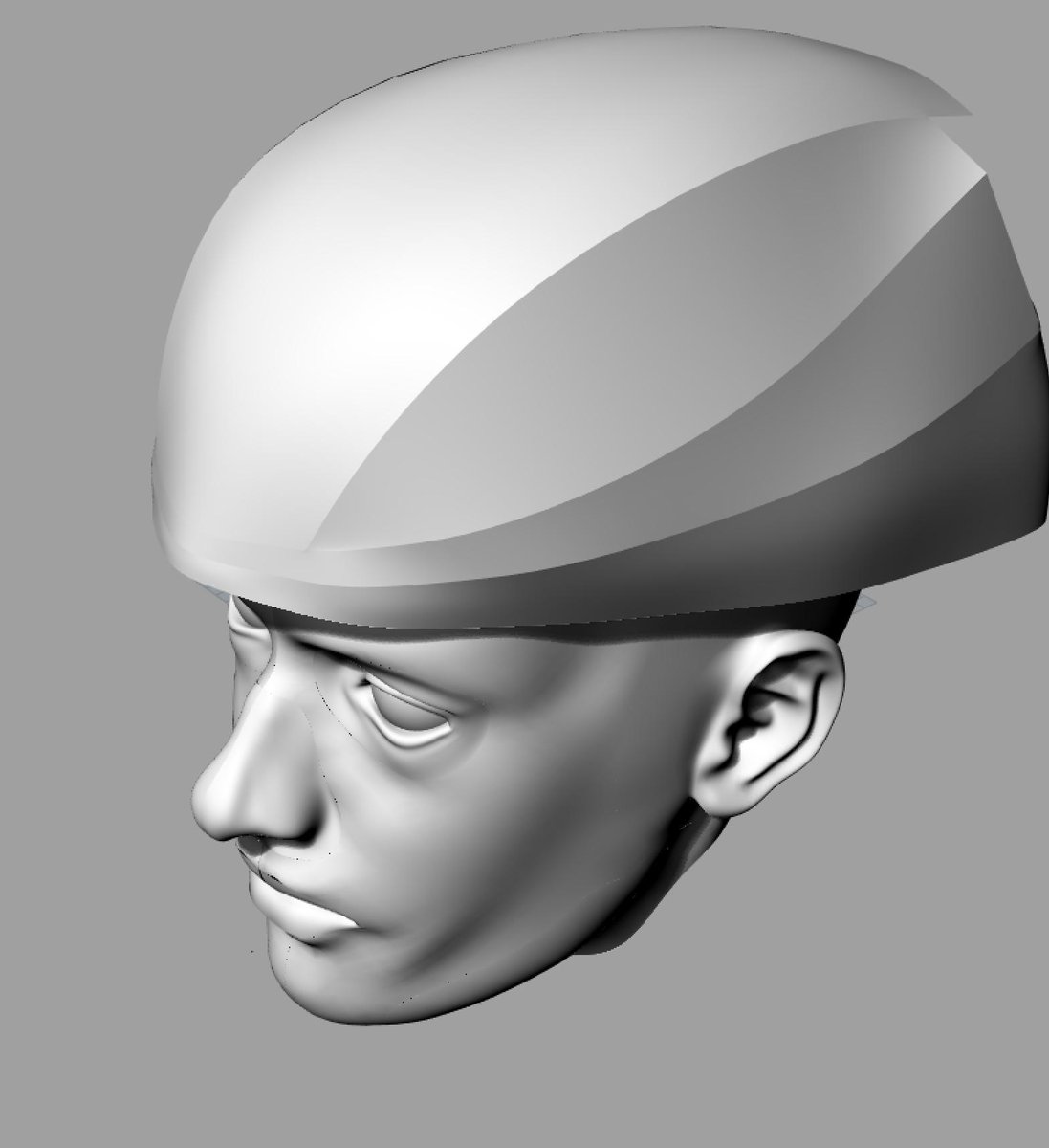 Ta_dahh_cosplay's tweet image. I like to work with Tsplines and I am slowly getting used to it. 
This was one of the basic shapes I did and this took me half a day to make it smooth. The overall shape has changed a bit since then.
#Studentlife #Bachelorproject #nocosplay