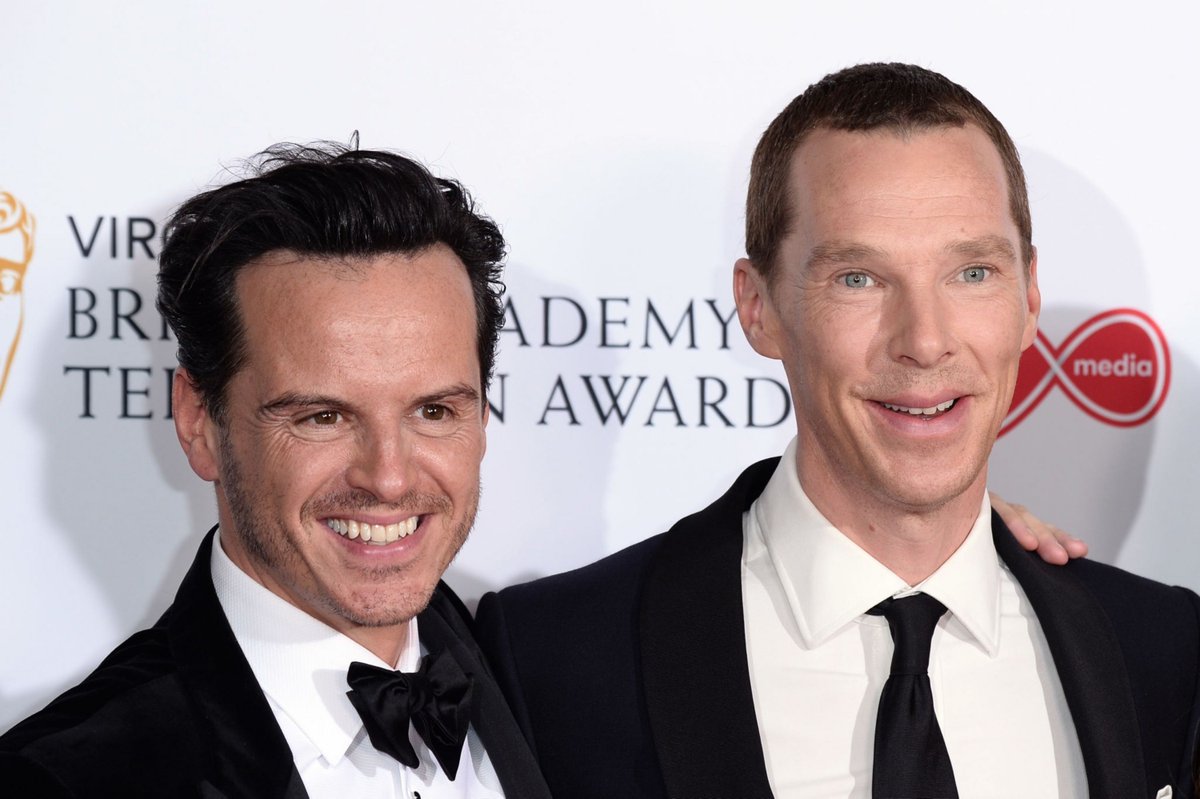 Pictures of Benedict Cumberbatch in the Press Room with his #BAFTATV with @...