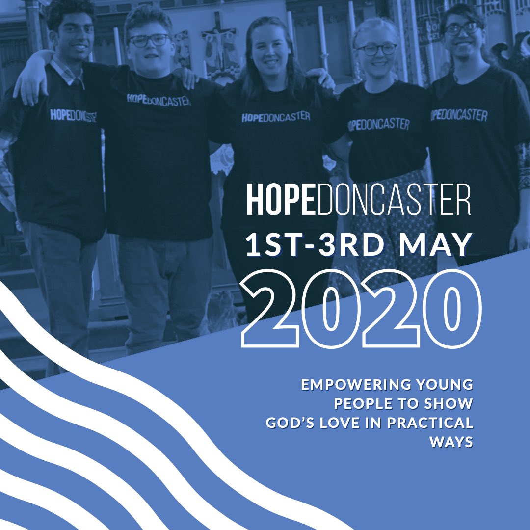 HopeDoncaster's tweet photo. We’ve been overwhelmed by responses to the launch of Hope Doncaster last weekend &amp; are so thankful for all of your support! 
We’ve been asked for next years dates so many times already, so... HOPE DONCASTER 2020 is running 1st-3rd May 2020 and we can’t wait! 

#HopeDoncaster2020 https://t.co/uMeMs6Uu0E