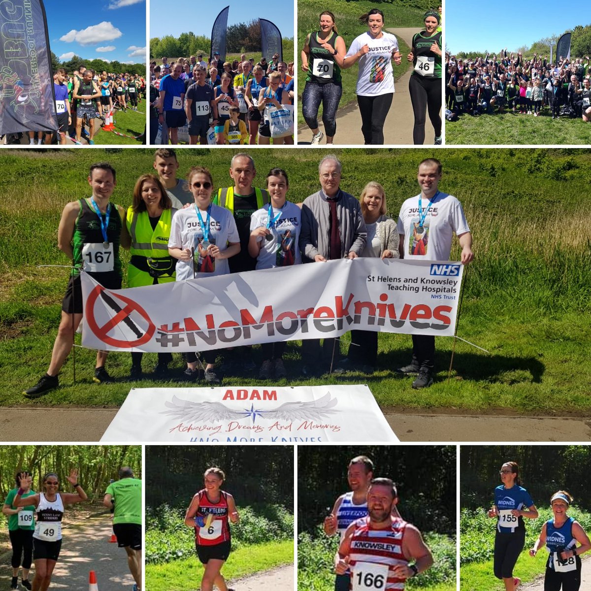 Over 200 runners took part in our #NoMoreKnives 5miler today in memory of Adam Ellison &amp; donations from participants has raised over £600 Thanku all so much for being part of a special day made extra special by Adams family joining us <a href="/RadioCityNews/">RadioCityNews</a> <a href="/Claire_journo/">Claire Hannah</a> <a href="/UKRunChat/">UKRunChat</a> #run