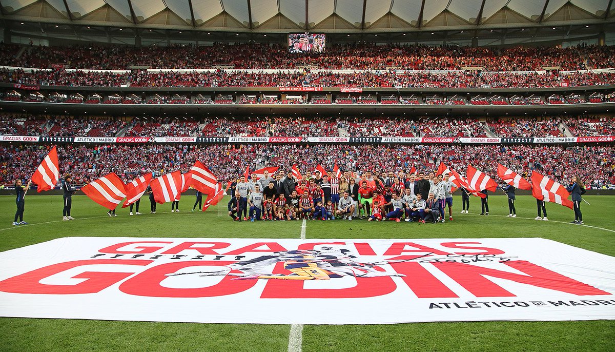 Atleti's tweet photo. Hasta pronto, Diego
#GraciasGodín https://t.co/H8XzF0A7cN