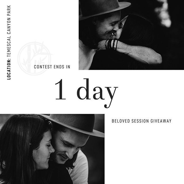 *LAST CHANCE*⁣
⁣
All: I am offering an EPIC Beloved session at any location of your choice!  You do not have to be engaged to win.  You can already be married or just in a relationship. The only requirement is that you love your partner and you must be ready to make some ver…