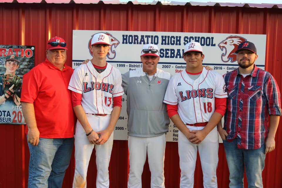 Horatio HS  Baseball (@horatiobaseball) on Twitter photo Yesterday these two seniors, Dakota Frachiseur (L) and Trey Pickett (R) played their last game as HHS Lions. The pride we have in all that these two have accomplished on the field is surpassed only in the pride we have in their leadership and their character. Two fine young men! Yesterday these two seniors, Dakota Frachiseur (L) and Trey Pickett (R) played their last game as HHS Lions. The pride we have in all that these two have accomplished on the field is surpassed only in the pride we have in their leadership and their character. Two fine young men!