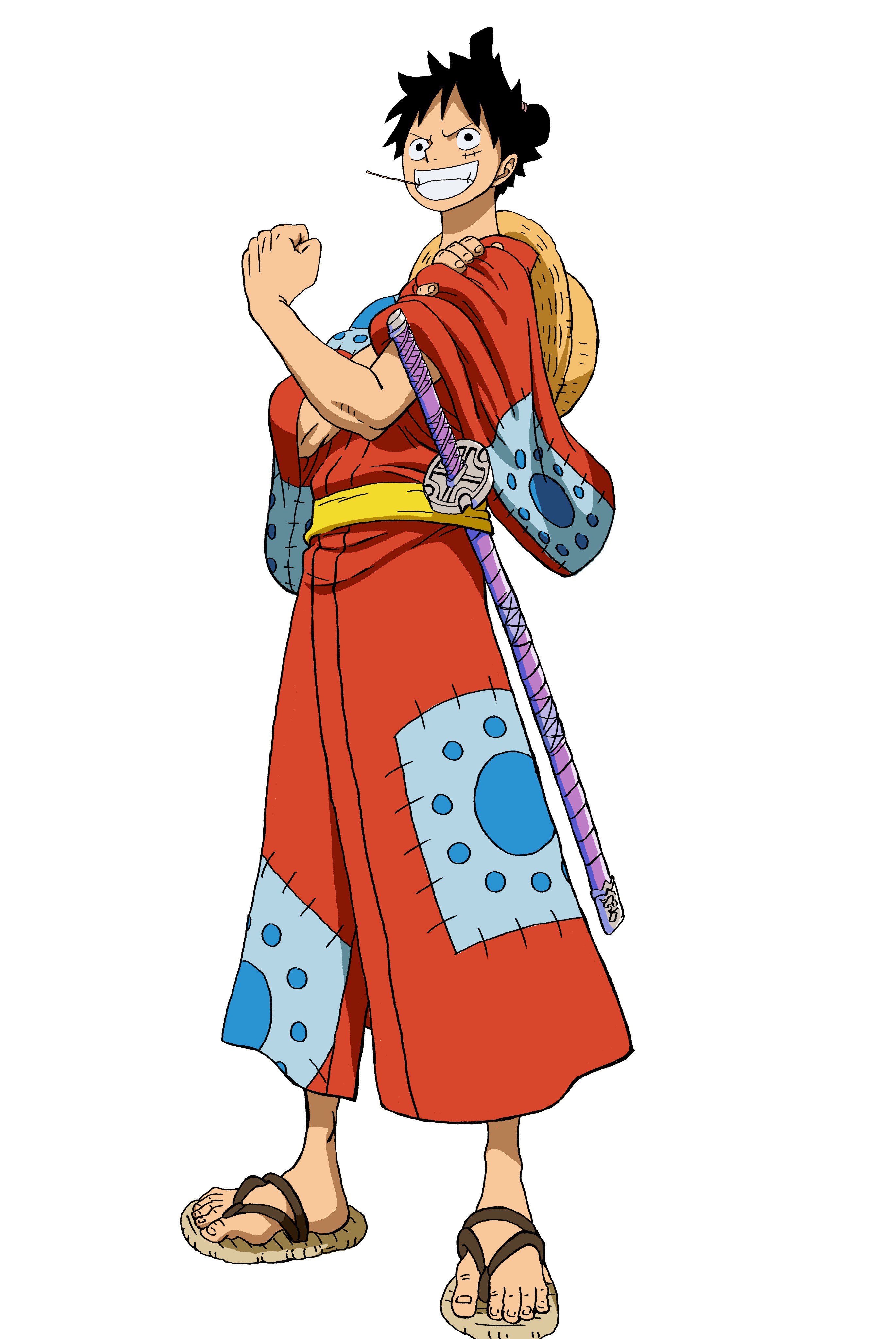 Onepiece Wano Luffy Sticker By Squigglyjuice - One Piece Luffy Wano Png, Luffy Png - free transparent png images 