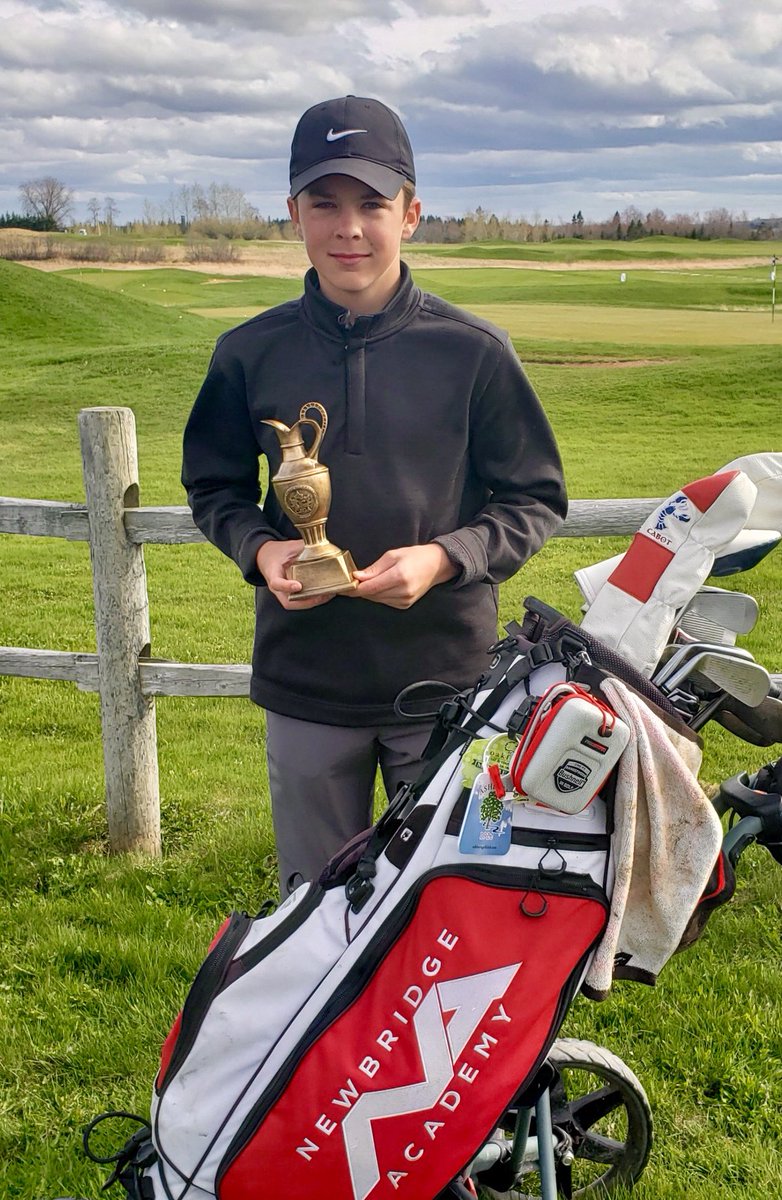 Congrats to Gavin Ives and Hudson Forward on finishing 1st &amp; 2nd at the @CJGA event <a href="/PennHillsGolf/">Links at Penn Hills</a> Bantam Division. In the Junior Division, Rory White was tops in 4th place with 4 Newbridge golfers in the top 10. Great start to the season!