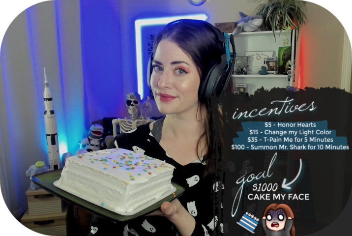 It's time for my shift in the <a href="/ScareAThon/">ScareAThon</a> raising money for <a href="/StJudePLAYLIVE/">St. Jude PLAY LIVE</a>! 👻

twitch.tv/scareathontv 

I'll be playing a new scary game and I might even get caked in the face if we reach our goal. 👀
