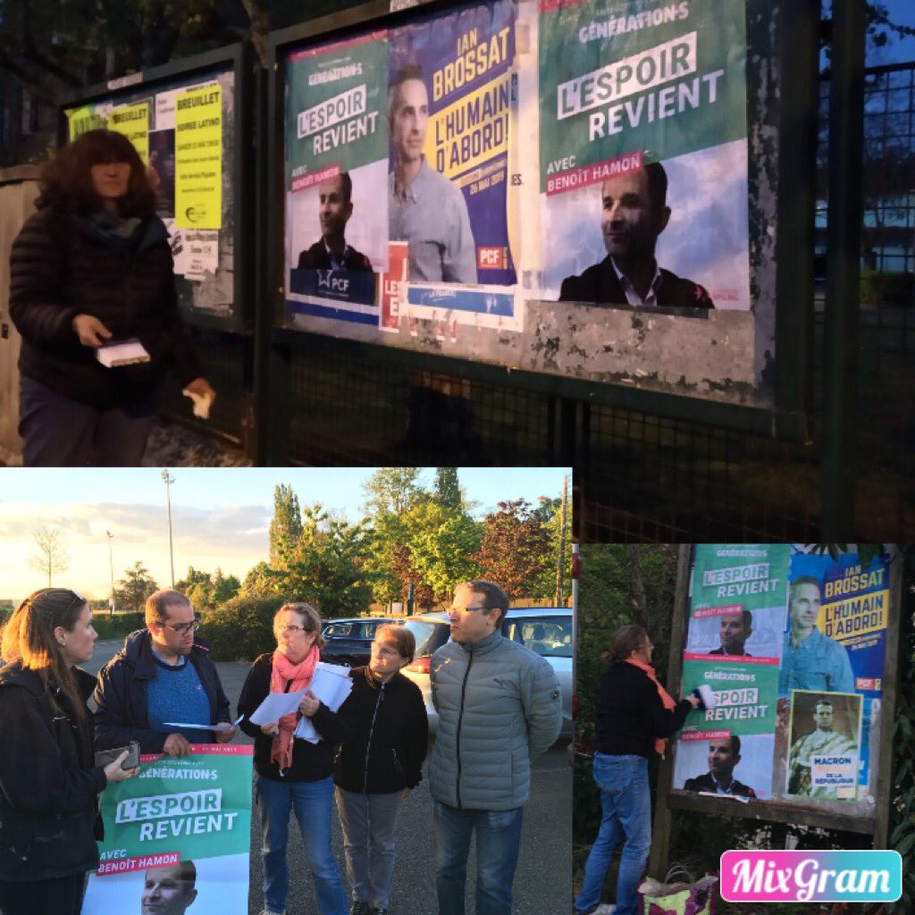 Genessonne's tweet photo. Soirée collage inter-comités avec Brétigny-sur-Orge et Marcoussis. Les panneaux sont aux couleurs du #PrintempsEuropeen et de @GenerationsMvt !

#HopeIsBack
#VivelEuropeLibre
#PrintempsEuropeen https://t.co/gvFfyR8ox5