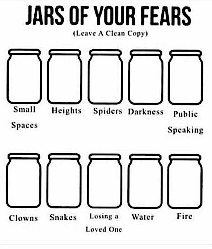 Jars of Fears – A Visual Way to Measure Pupil’s Fear Levels and Identify Coping Strategies to Overcome It Jars of Fears – A Visual Way to Measure Pupil’s Fear Levels and Identify Coping Strategies to Overcome It