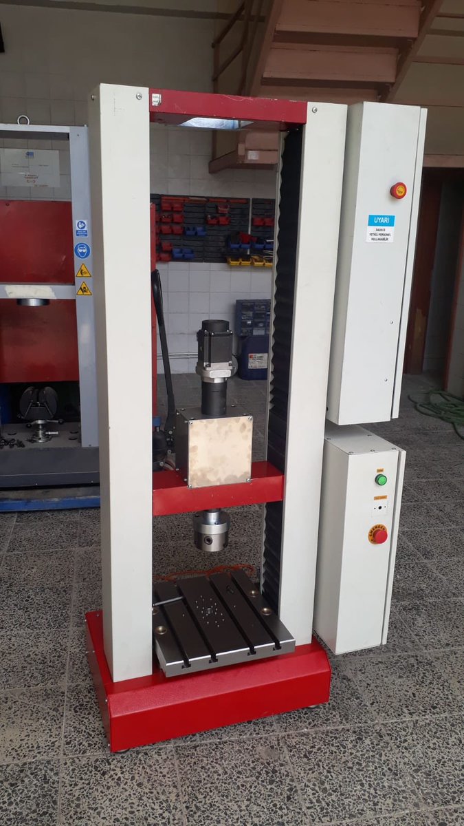 Axial Torsion Testing Machine / Axial 10 kN, torsional 200 Nm
Eksenel Burulma Test Makinası

Astm F543 Astm F2077 Astm F1264 Astm F1541 Astm F1798 Astm F2502 ISO 7206-13 Astm F2502 Astm F1820