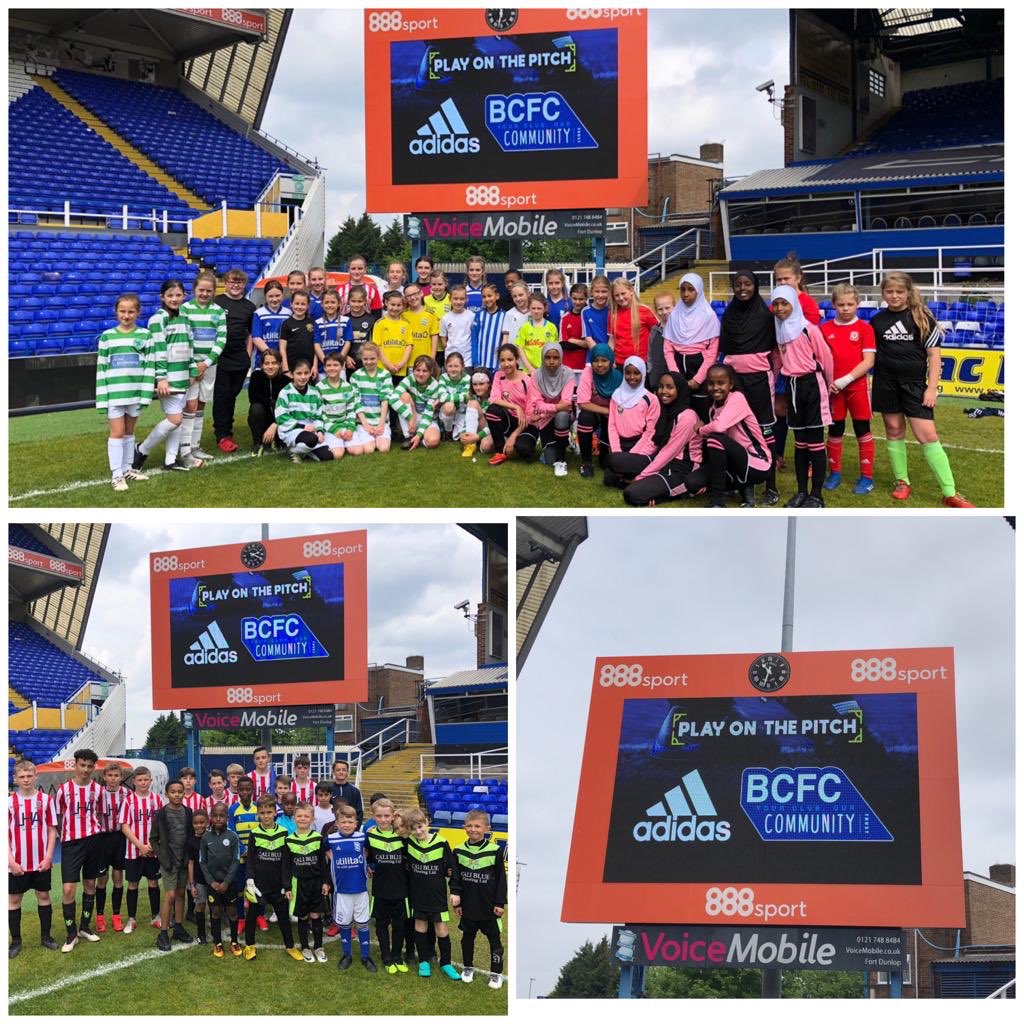 BCFC_Foundation's tweet photo. A fantastic event for both Boys and Girls held at St Andrews Stadium yesterday engaging over 80 young people yesterday morning. Thank you to @adidasUK for providing us with the opportunity for these groups https://t.co/8J8M74IjRt