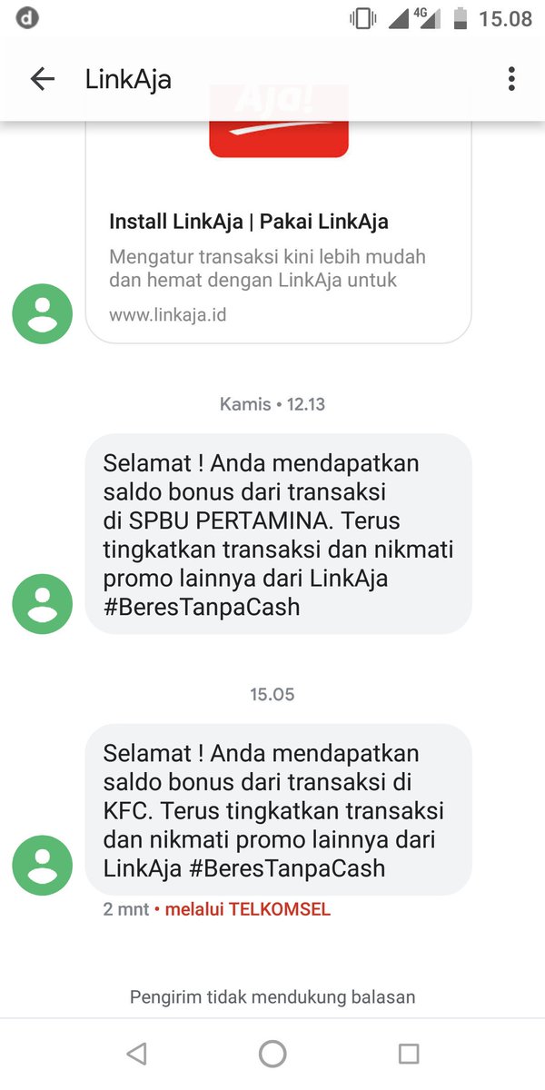 fan_san's tweet photo. Mantap bonusnya dari @linkaja .. terimakasih ya https://t.co/zc4NffeSfl