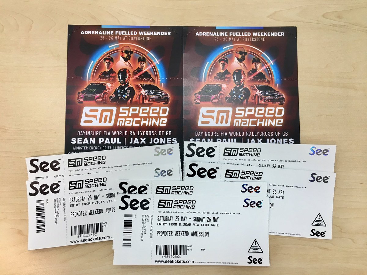 Flash Competition 🚨

We have a pair of passes to give away for #Speedmachine this weekend.

All you have to do is RT and answer: Where is the British <a href="/FIAWorldRX/">FIA World Rallycross Championship</a> round being held?

Comp close: Tuesday 21/5/19 at Midday.

Good luck! 

#OurMotorsportUK