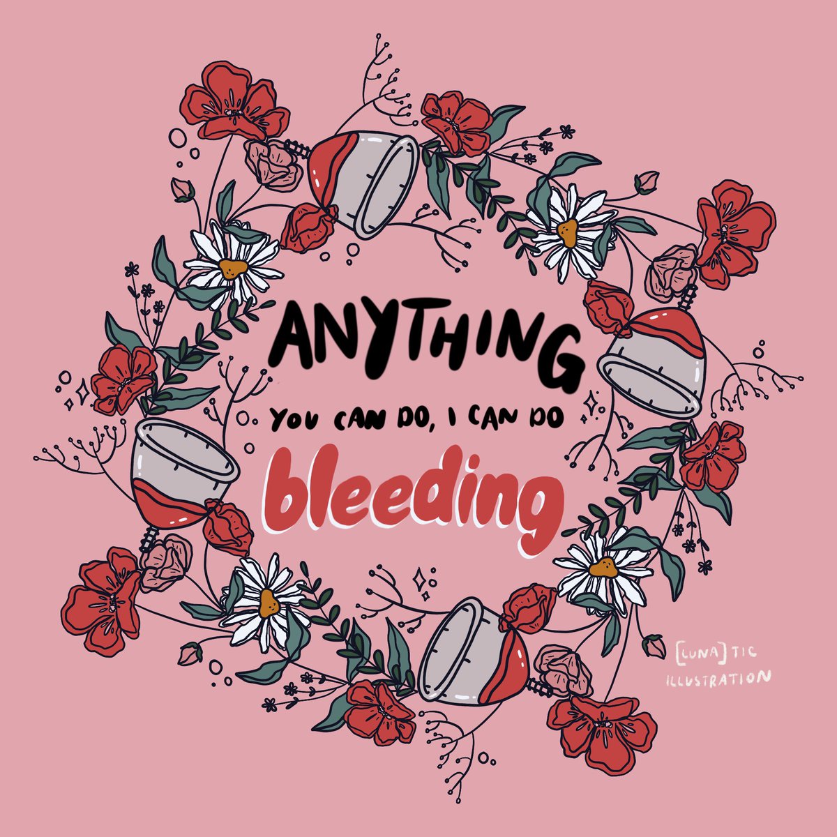 Discussing normalising #periods over on #lunaticillustration because they’re not going anywhere any time soon so we better get use to them.

instagram.com/p/BxqM0dIhFt8/
