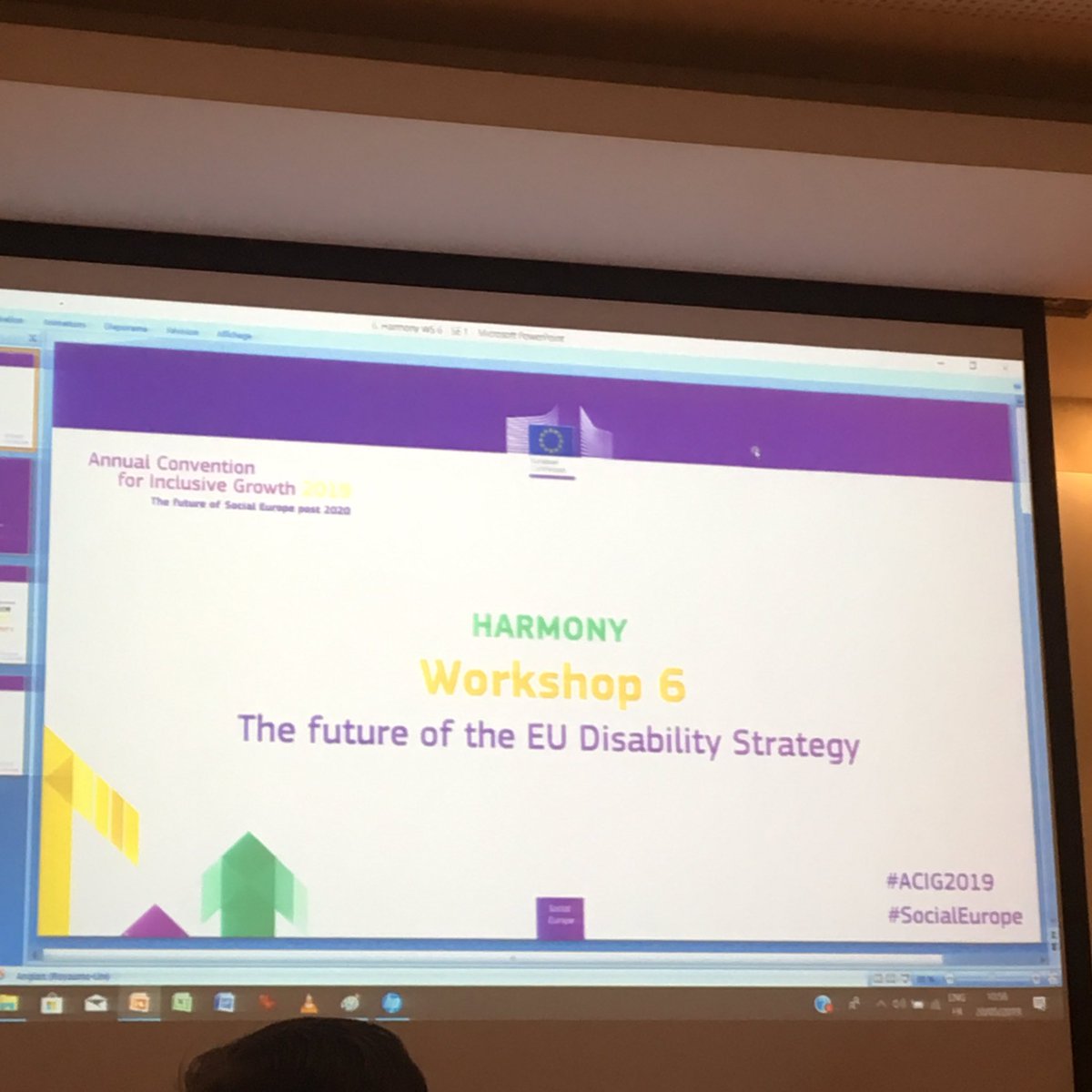 MentalHealthEur's tweet photo. We are happy to join the workshop on the #EuropeanDisabilityStrategy at the #ACIG2019 to include the perspective of people with #PsychosocialDisabilities and share the recommendations in our Disability Strategy evaluation! https://t.co/OQ56gerWuk