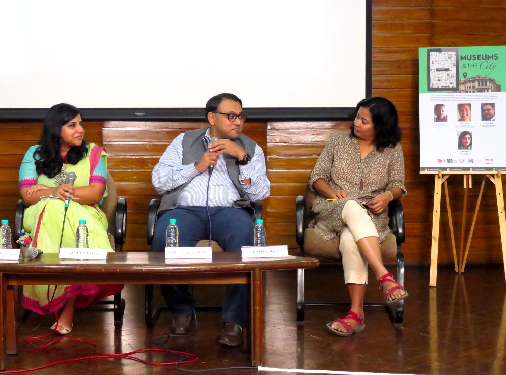 AvidLearning's tweet photo. Glimpses from our panel discussion #MultipolisMumbai Museums and The City in honour of #InternationalMuseumDay, with @avehimenon, Kruti Saraiya, Choiti Ghosh and Dr. Tejas Garge.
#LearningNeverStops #ExploreMW #MuseumWeek2019
@mumbai_ngma @MinOfCultureGoI @asadlalljee https://t.co/0uRvSzfEju