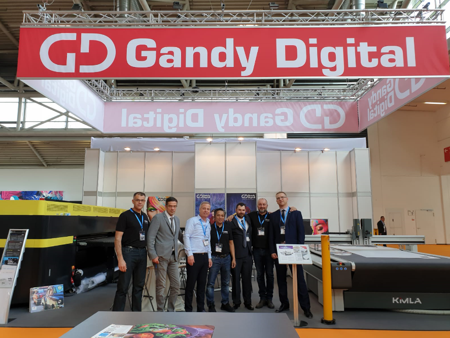 Gandy Digital team wants to thank everyone for visiting us during #Fespa2019! It was a great show! If you did not have a chance to see our machines in action don't worry: send us a message to sales@gandydigital.com for a demo.