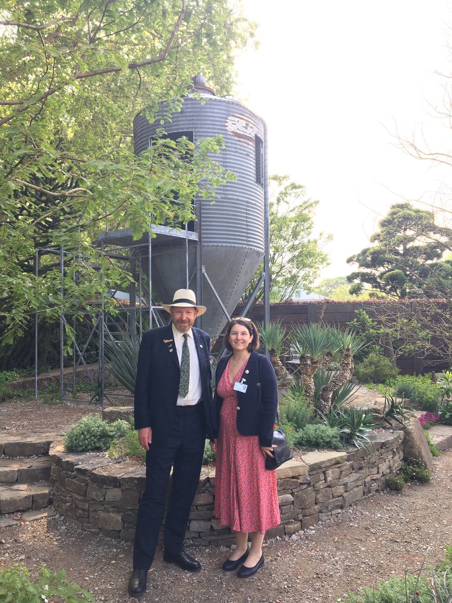 plantchief's tweet photo. The Resilience Garden @The_RHS #RHSChelsea2019 with @HarryStudholme https://t.co/7n3C1ODO8V