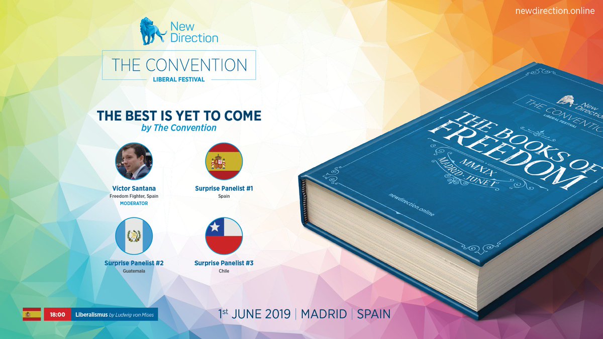 SFLSpain's tweet photo. 🎟 SORTEO 🎟

Consigue una de las cinco entradas para #LaConvención que hoy regalamos. 

📢 ¿Cómo participar?
🔸Sigue a @SFLSpain en twitter
🔸Dar RT y LIKE a este tweet
🔸ACIERTA quienes serán los panelistas que acompañarán a @VictorMSantana en el panel de cierre. https://t.co/NYW2GYJFna