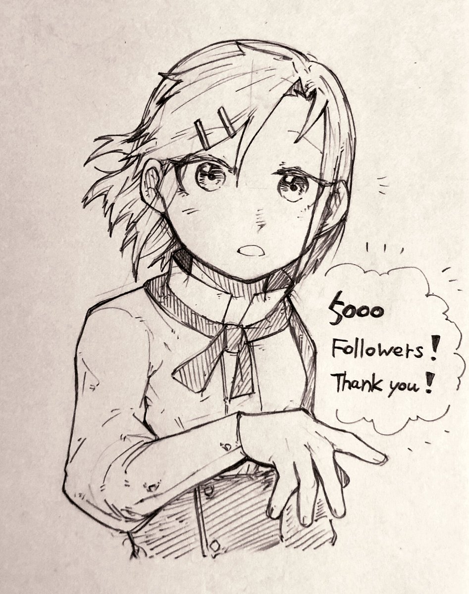 変動あると思うけど、
5000Follwers Thank you! 