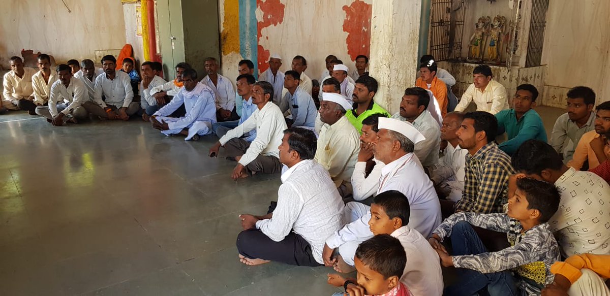 IPLBiologicals's tweet photo. IPL team conducted #farmer meeting in Lohgaon village of Aurangabad and discuss with them how they will get benefits of IPL products #Siron #VAMShakti #Kalichakra #Sanjeevni in their #ginger & #chilli #crops.
#organicfarming #agriculture @IPLBiologicals https://t.co/9rPic4Gksw