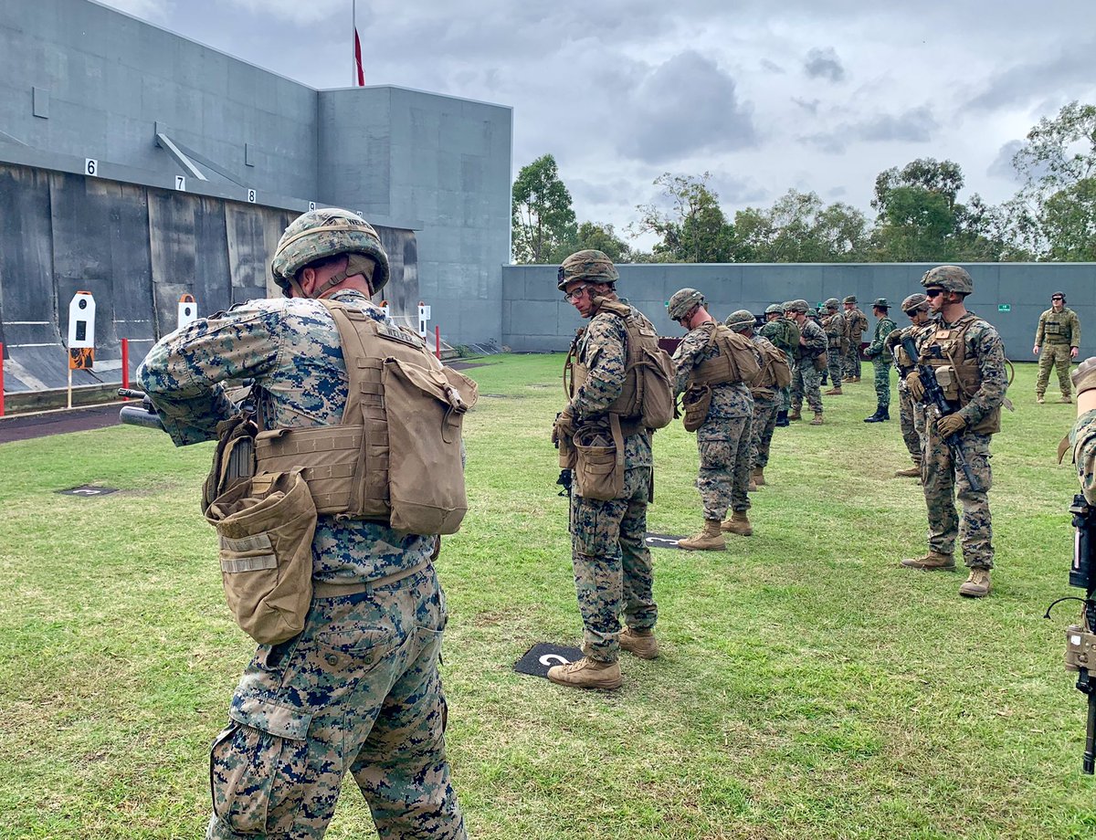 8_9_RAR_AusArmy's tweet photo. #ExCarabaroo, involving @MrfDarwin @TeamAFP @8_9_RAR_AusArmy personnel, has commenced live fire training at Enoggera and Greenbank training areas. The exercise focuses on improving urban operations skills and tactics. https://t.co/ILsm2eYpcM