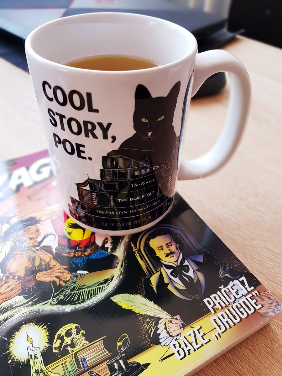 Veseli_cetvrtak's tweet photo. Dobro jutro želimo uz stravu i užas... 🍵 
#Odabranepriče #PričeizbazeDrugde #EdgarAlanPo #Zagor https://t.co/a54gOecu1r