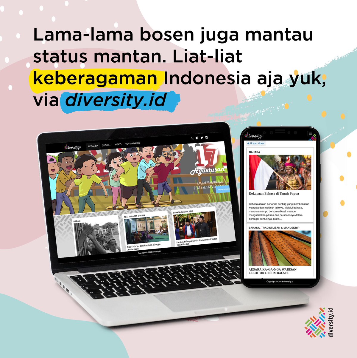iddiversity's tweet photo. Lama-lama bosen juga mantau status mantan. Liat-liat luasnya Indonesia aja yuk, via https://t.co/Dz1m9ylsyO https://t.co/KCLT2fnEI5