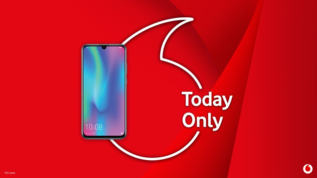 Vodacom's tweet photo. For just R199PMX24 #ForTodayOnly the new Honor 10 Lite on uChoose Flexi 125. Get this online exclusive and get free SIM, free connection and free delivery: https://t.co/iUFtEmr756 https://t.co/IwDVcrC0hg