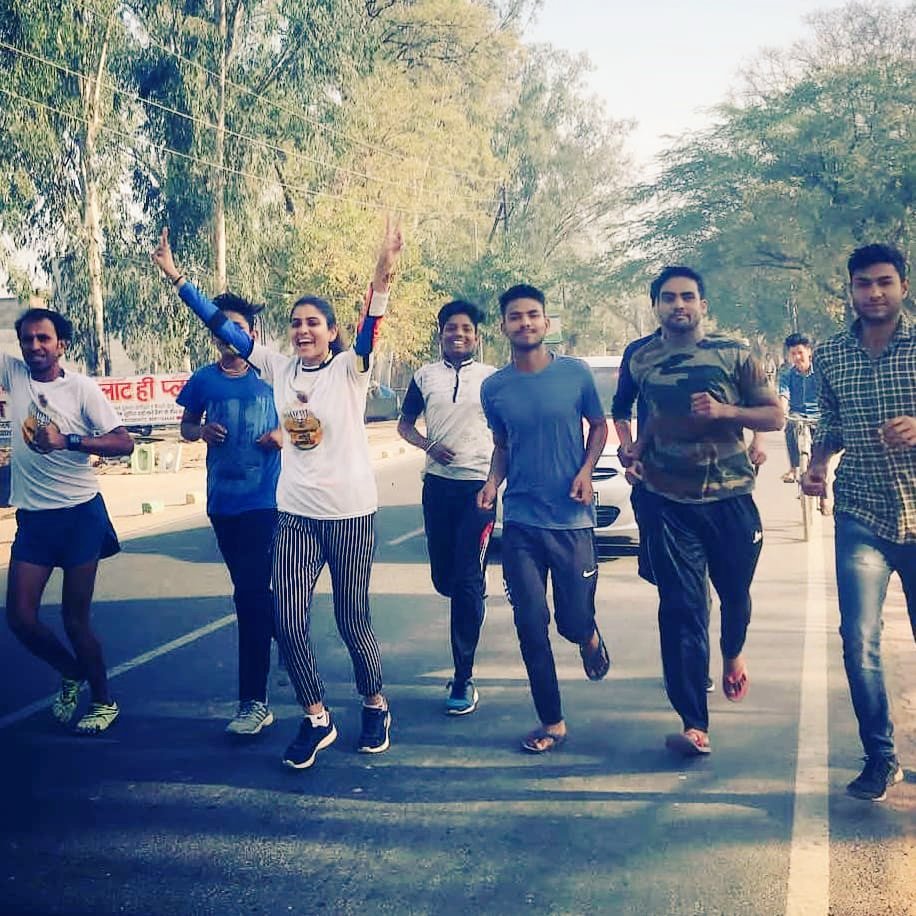 SnehaSinghActor's tweet photo. Sharing pics of #Run4Namo
Lakshya humra @narendramodi
Dobra. ✌ 
Day 5- Mathura 
@AlokSahay12 @goelgauravbjp @myogiadityanath @Ramlal @ramdeoangh @AmitShah @SushmaSwaraj @rajnathsingh @AmitmahajanAsr @BJP4India #bjym 
#Elections2019 #ExitPoll2019 https://t.co/mFte71UTEp